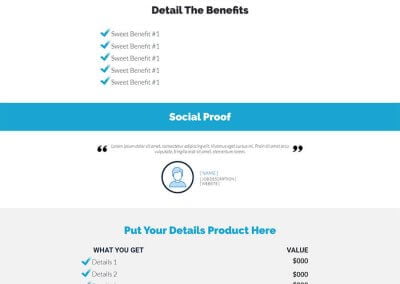 Evergreen PLF – Sales Page