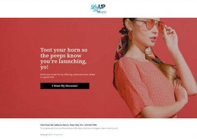 New Business Promo Offer – Fashion Theme