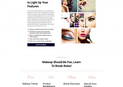 BeautyMakeup Newsletter Sign-Up