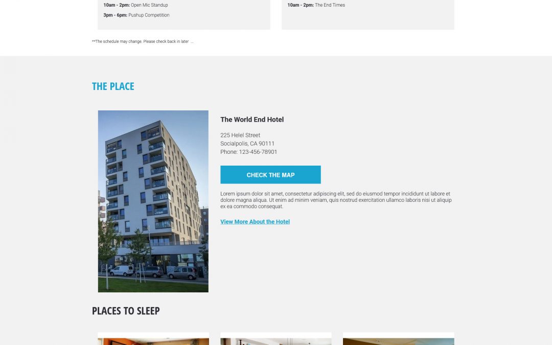 Eventbrite Event Page