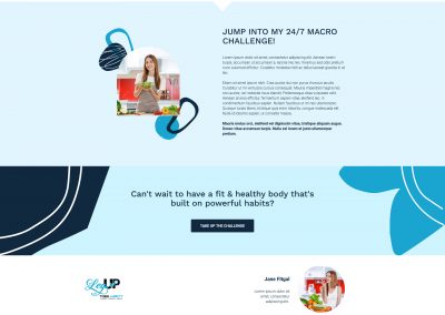 Fitness & Nutrition Challenge Opt-in Page